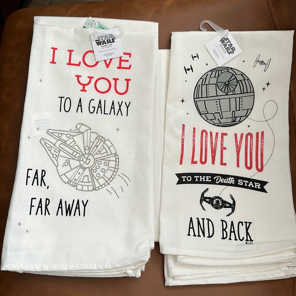 Star Wars dish towel set of two